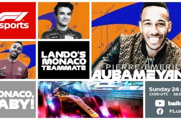F1 2019: Aubameyang vai correr pela McLaren no GP virtual de Mônaco