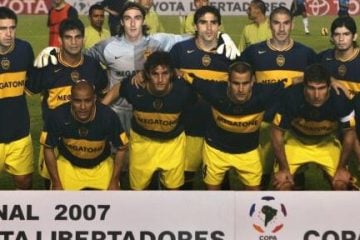 Por onde andam os jogadores do Boca que ganharam a Libertadores 2007 em cima do Grêmio