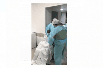 Idoso curado da Covid-19 deixa a UTI e emociona equipe médica em Monlevade; vídeo!