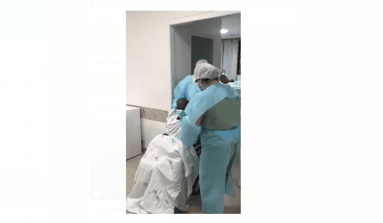 Idoso curado da Covid-19 deixa a UTI e emociona equipe médica em Monlevade; vídeo!