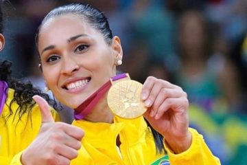 De quarentena, Jaqueline projeta Tóquio-2021 e descobre talento do filho: “super habilidoso”