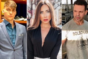 Filho de Bolsonaro está namorando com a ex do cantor Eduardo Costa