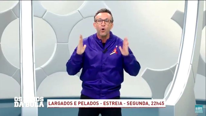 Neto cita atores pornôs para anunciar estreia de série na TV Band; veja