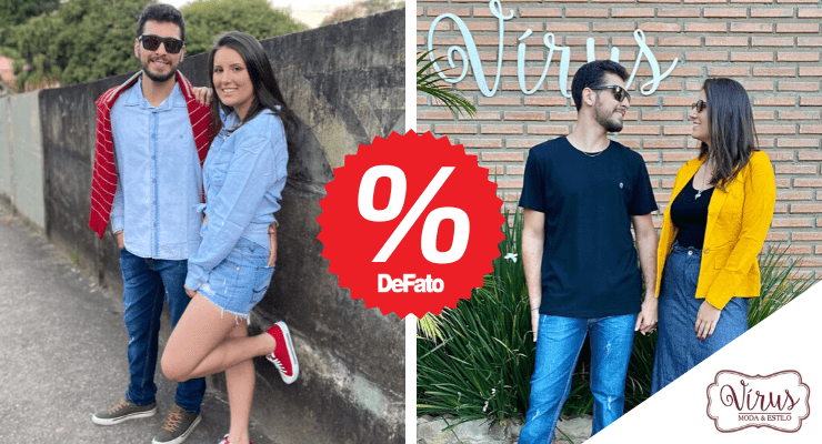 Dia dos Namorados com descontos na Vírus Moda & Estilo