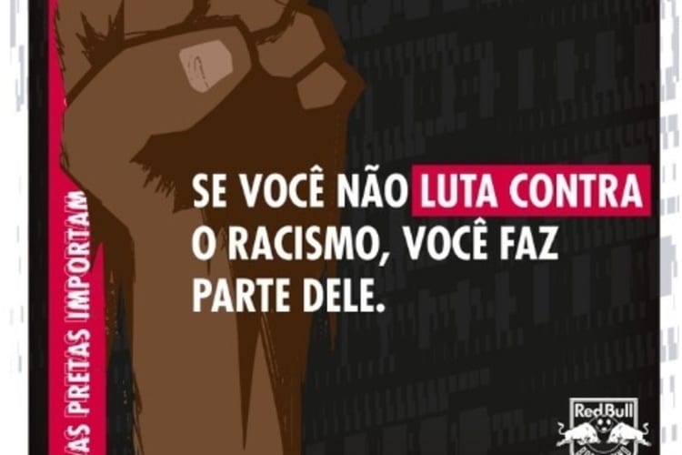 RB Bragantino levanta bandeira antirracista nas redes sociais