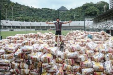Fluminense inicia doação de cestas do ‘Tour de Fred’