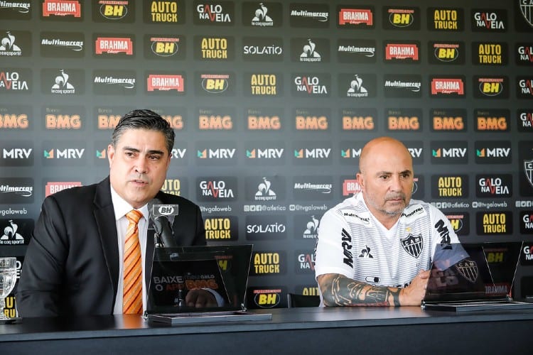Sampaoli pede ‘time de reforços’ no Atlético; presidente revela quantos devem chegar
