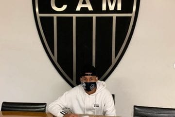 Atlético oficializa primeiro contrato profissional com jovem meia da base