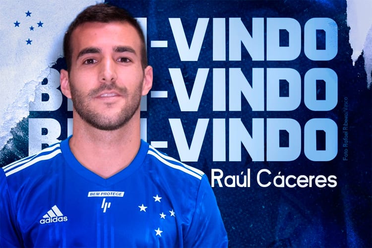 Cruzeiro oficializa contratação de Raúl Cáceres
