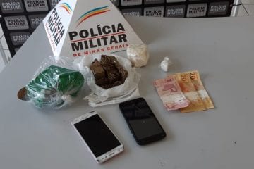 GEPMOR apreende drogas e detém dupla suspeita de tráfico