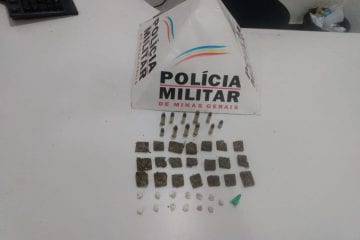 Polícia Militar apreende maconha, crack e cocaína em Itabira