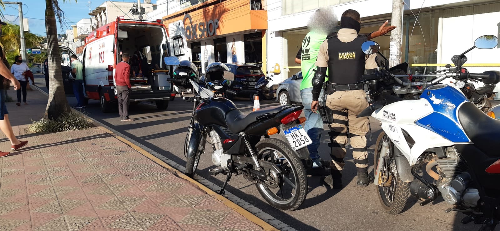 Duas mulheres são atropeladas por moto na avenida João Pinheiro