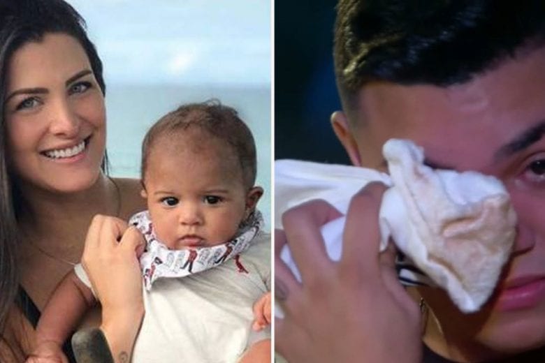 Após ser denunciado pela Ex, Felipe Araújo se desespera e pede pelo filho