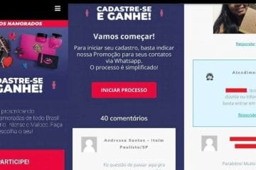 Dia dos Namorados: Golpe promete brindes de marca famosa