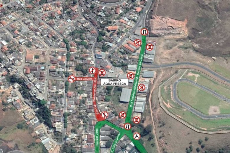 Trânsito será interditado na rua Waldemar de Alvarenga Lage