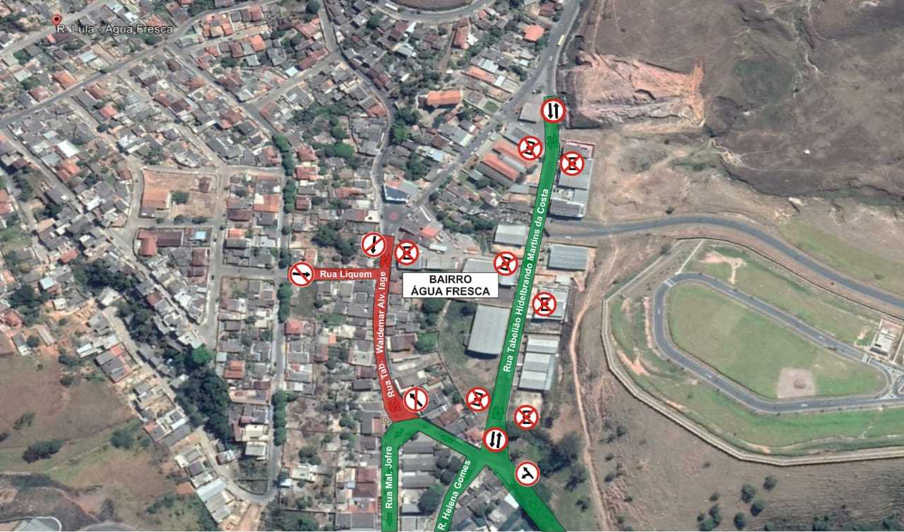 Trânsito será interditado na rua Waldemar de Alvarenga Lage