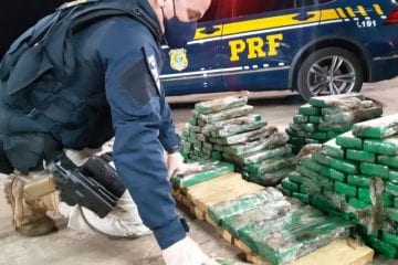 300kg de maconha são apreendido pela Polícia Rodoviária Federal