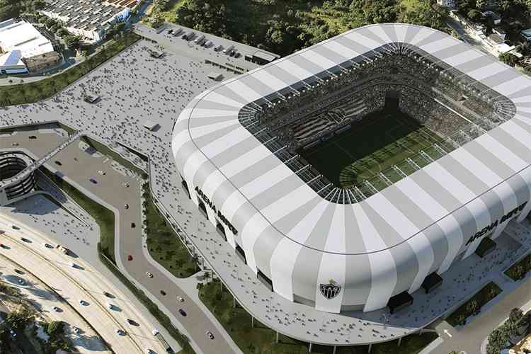 Patrocinador do Atlético diz que obras da arena estão adiantadas: ‘Meta é cumprir cronograma’