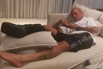 Após lesão em jogo-treino do Atlético, Diego Tardelli agradece apoio e promete voltar forte