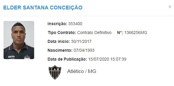 Atlético rescinde contrato de atacante