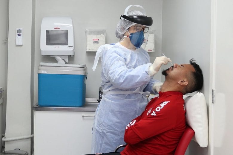 CBF quer padronizar testes para COVID-19 e aciona hospital para o Brasileirão