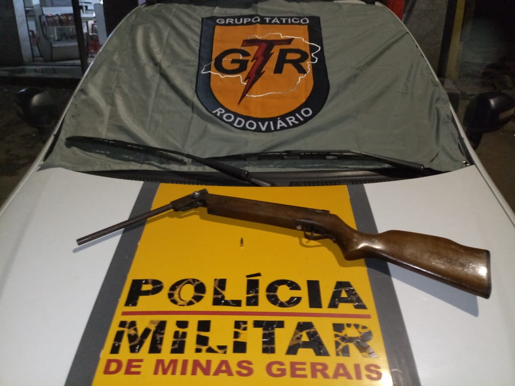 Polícia Rodoviária apreende espingarda durante operação no Barreiro
