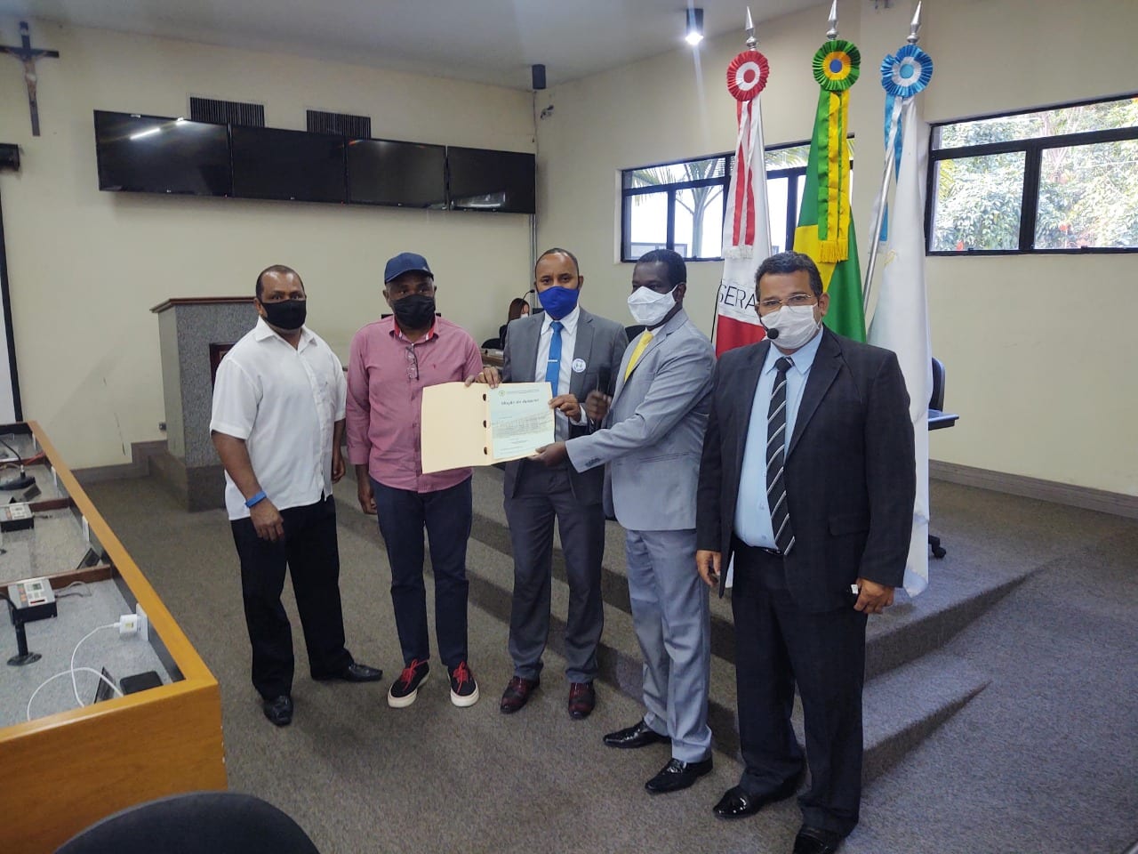 Câmara de Itabira homenageia Geraldo Camilo Marques pelo seu centenário