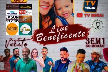 Live Musical arrecada fundos para criança e mãe feridas em explosão