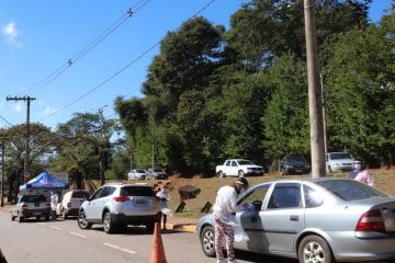 Barreira sanitária: quase 1.300 pessoas são abordadas no fim de semana em Itabira