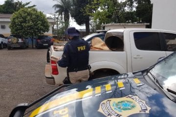 PRF apreende mais de uma tonelada de maconha em caminhonete