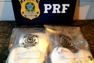 Casal é pego transportando droga avaliada em R$142 mil