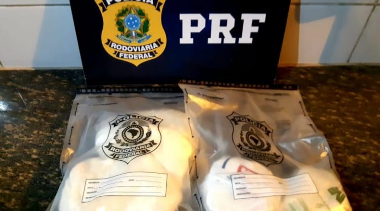 Casal é pego transportando droga avaliada em R$142 mil