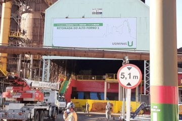 Usiminas reativa alto-forno desligado por causa da pandemia