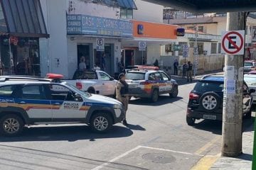 PM reforça policiamento no centro de Monlevade após denúncia de tentativa de extorsão