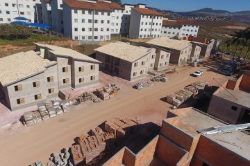 Residencial Estância do Sol em Itabira já tem mais de 70% da obra concluída