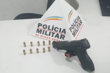 Jovem tenta despistar a PM, mas é preso com arma furtada em 2016