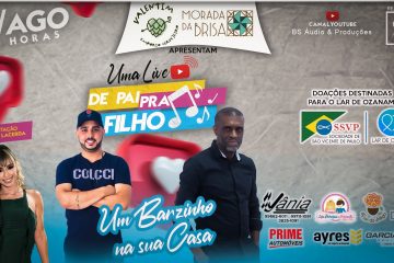 Pai e filho itabiranos se reúnem em live especial de Dia dos Pais