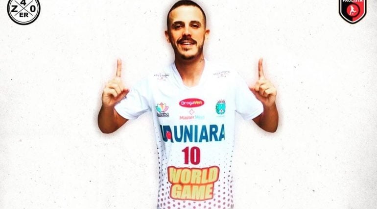 Jogador monlevadense de futsal é destaque no Campeonato Paulista
