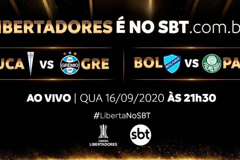 Além da TV, SBT/Alterosa vai transmitir jogos da Copa Libertadores em aplicativo e site