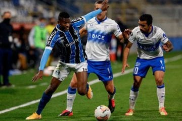 SBT/Alterosa: gols de Universidad Católica 2 x 0 Grêmio pela Copa Libertadores