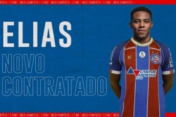 Bahia anuncia a contratação do volante Elias, ex-Atlético