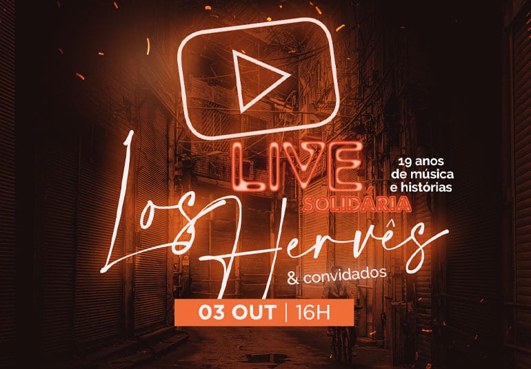 Com 19 anos de música e histórias, banda Los Hervês realiza live beneficente