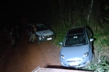 Polícia encontra na zona rural de Itabira carro roubado em São Gonçalo