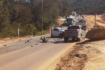 Acidente grave interdita BR-381 na tarde desta terça-feira
