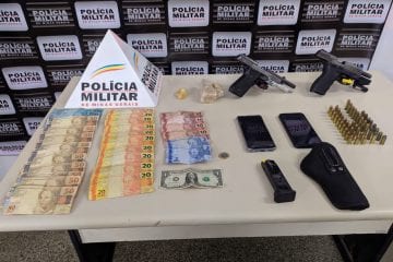 PM prende dois suspeitos de tráfico em Monlevade