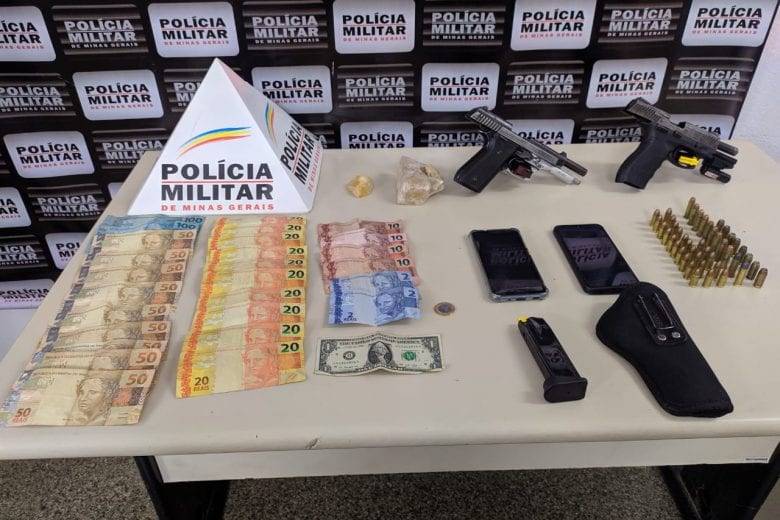 PM prende dois suspeitos de tráfico em Monlevade