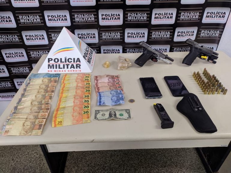 PM prende dois suspeitos de tráfico em Monlevade