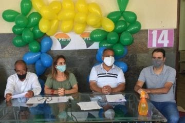 Tentando a reeleição como prefeita, PTB registra candidata no TRE