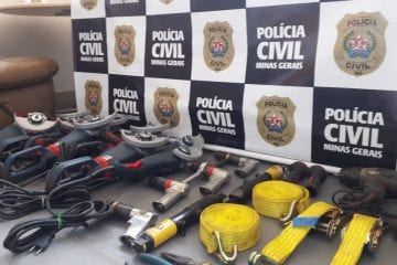 Equipamentos avaliados em R$ 20 mil furtados na área da Vale são recuperados pela polícia