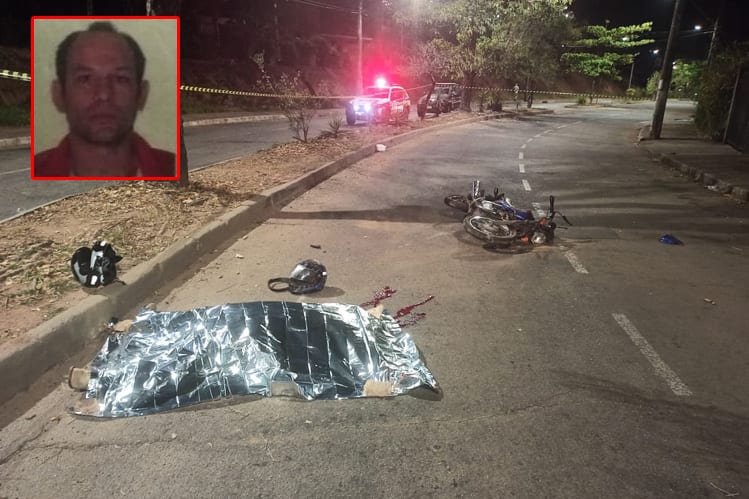 Motociclista morre ao colidir contra uma árvore no bairro São Pedro